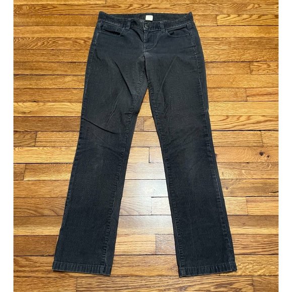 J. Crew Womens Gray Corduroy Cords City Fit Pants Size 27S Petite 29x30 - Picture 1 of 5